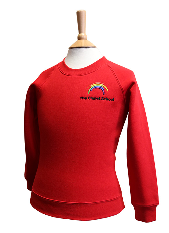 Chalet Red Crew Neck Sweatshirt