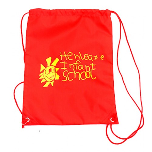 Henleaze Infant Red PE Bag